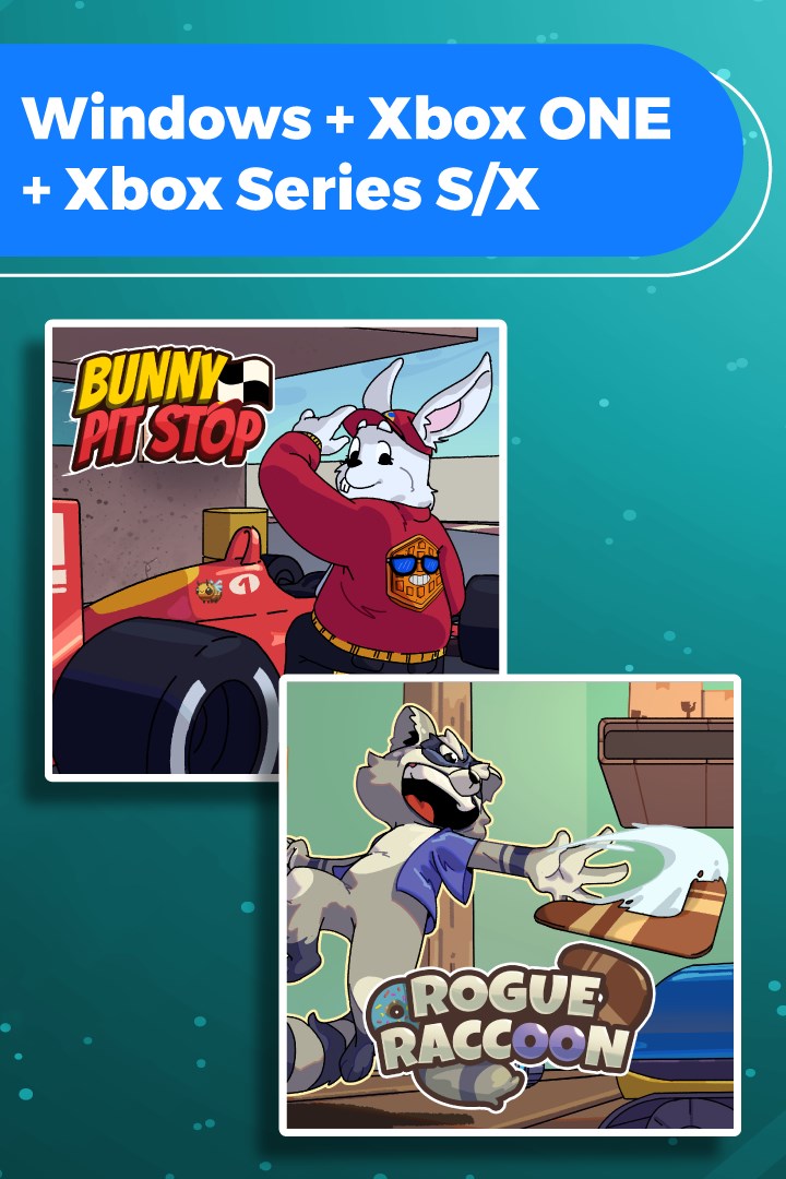 Bunny Pit Stop / Rogue Raccoon (Bundle) kutu görüntüsü