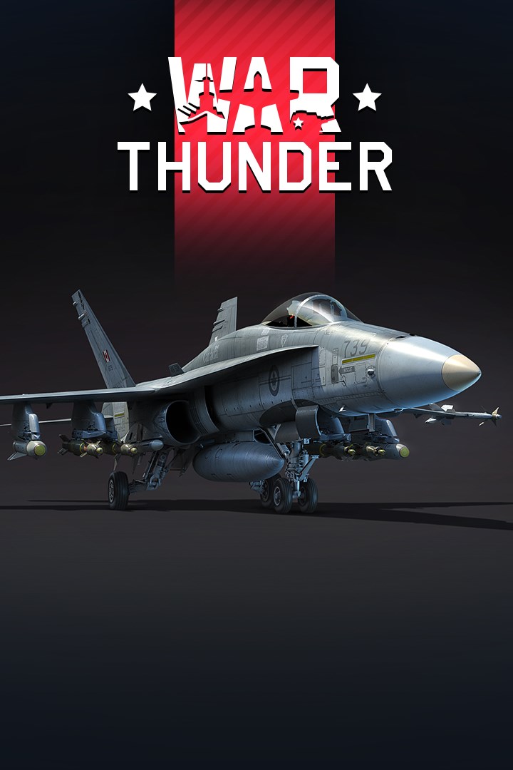 Záber škatule hry War Thunder - CF-188A Hornet Bundle